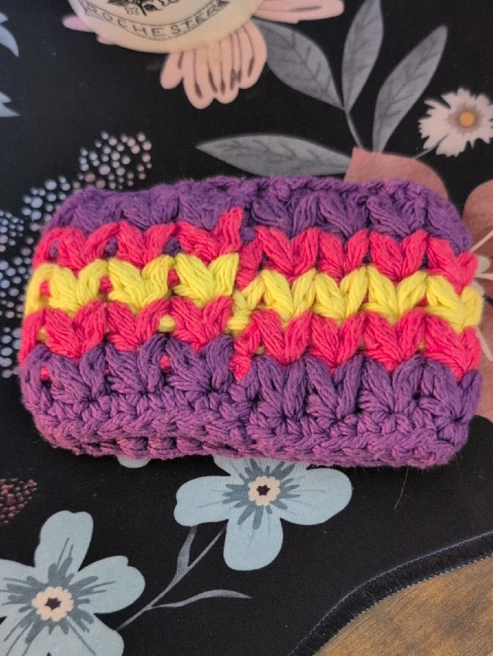 Handmade Crochet Coffee Sleeve
